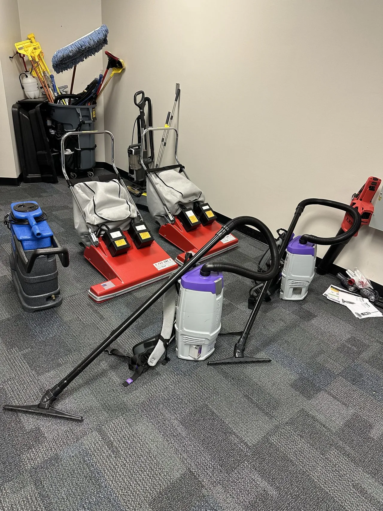 Eco-friendly cleaning supplies in commercial grade