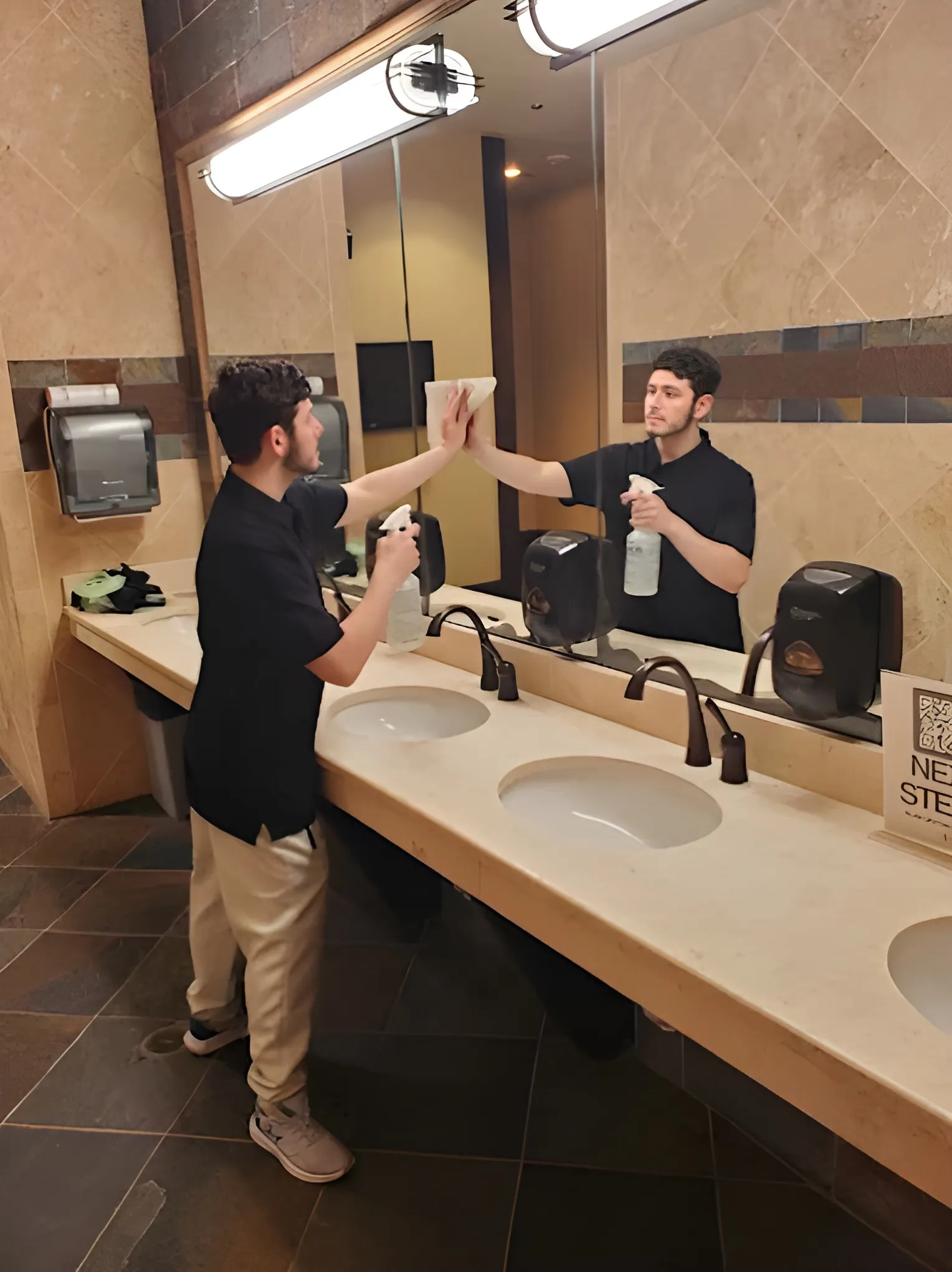 Lewisville commercial restroom